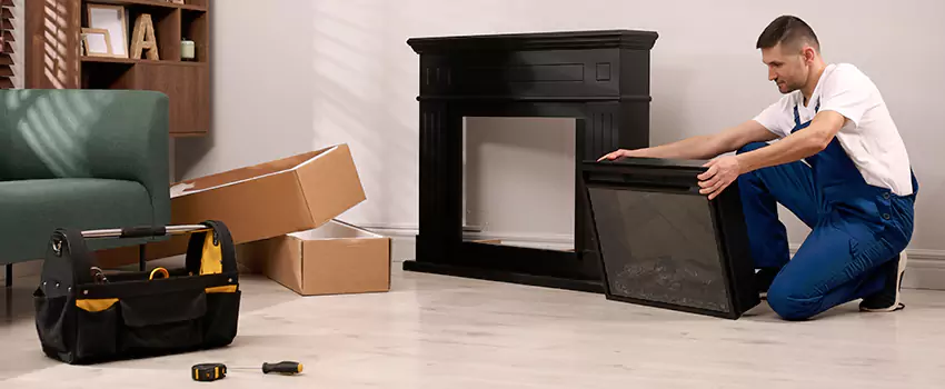 Old Rusted Metal Fireplace Repair And Replacement in Mauldin, SC